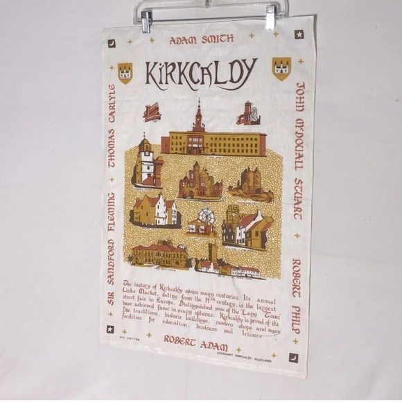Vintage  Kirkaldy Cotton Vintage Travel Poster - Picture 12 of 12